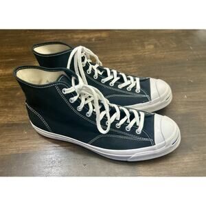 Converse Jack Purcell Chuck Taylor Black High Top Sneaker Size 13 Perfect!!!